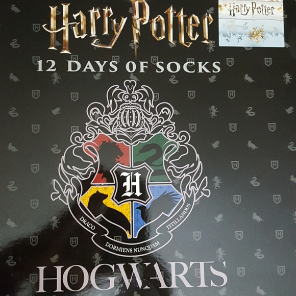 NWT HARRY POTTER 12 DAYS OF SOCKS BOX SET - Picture 2 of 8